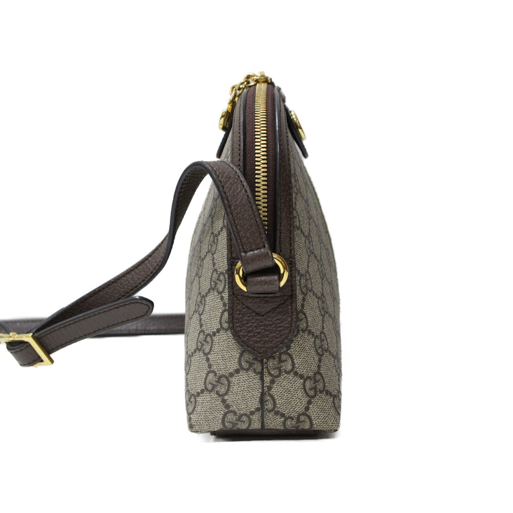 Gucci Offdia Tan Canvas GG Supreme Shoulder Beige Bag